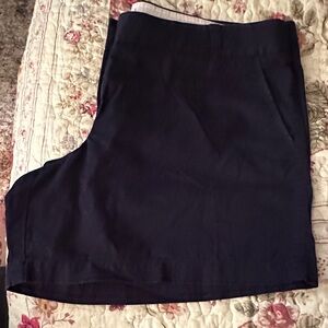 J Crew Classic Navy Chino Shorts 14 Excellent condition